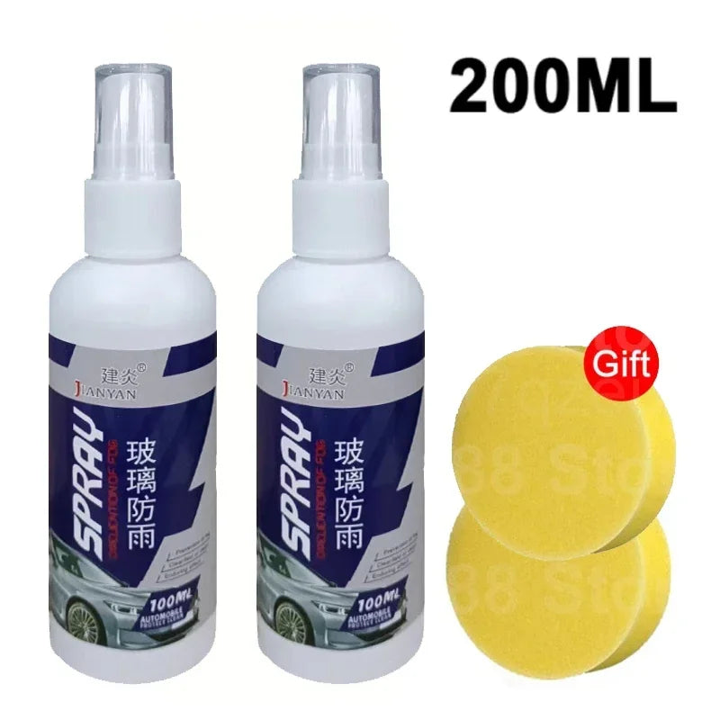 Water Repellent 100ml Spray Anti Rain Coating For Car Glass Hydrophobic Liquid Windshield Mirror Mask Auto Polish Kit