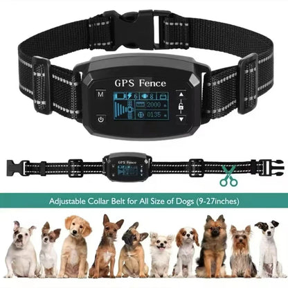 Wireless GPS Dog Fence Collar – Safe Freedom for Your Pet